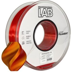 Silk PLA Dual Color red gold 1 kg 3D spausdinimo filamentas