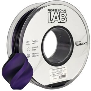 Silk PLA Dual Color black purple 1 kg 3D spausdinimo filamentas