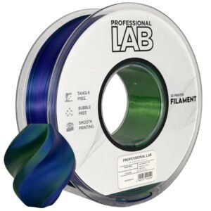 Silk PLA Tri Color blue green purple 1 kg 3D spausdinimo filamentas