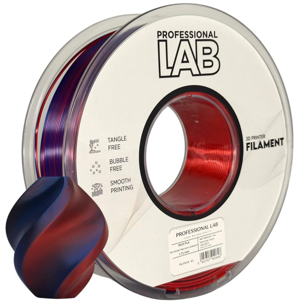 Silk PLA Dual Color Twilight Serenity 1 kg 3D spausdinimo filamentas