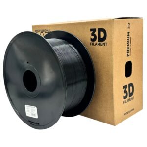 PETG black 3 kg 3 kg 3D spausdinimo filamentas