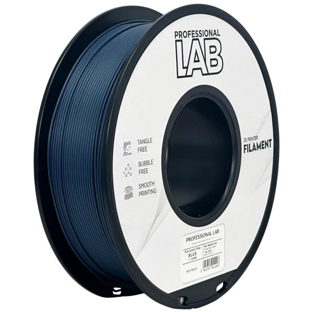 PLA Carbon Fiber Blue 1 kg 3D spausdinimo filamentas