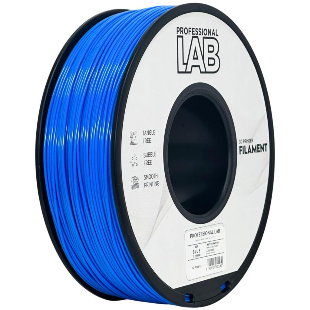 ASA blue 1 kg 3D spausdinimo filamentas