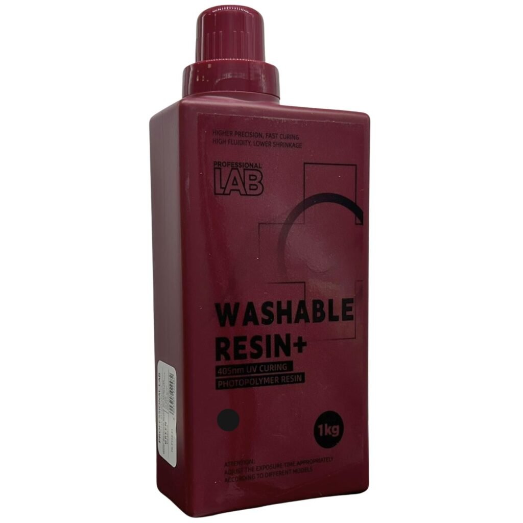 Resin water washable black 1 kg 3D spausdinimo derva