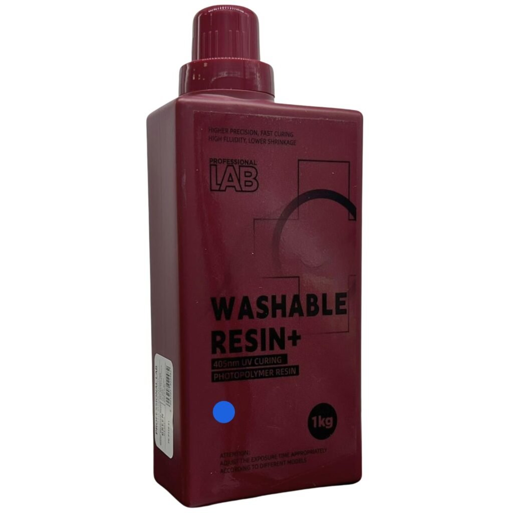 Resin water washable blue 1 kg 3D spausdinimo derva