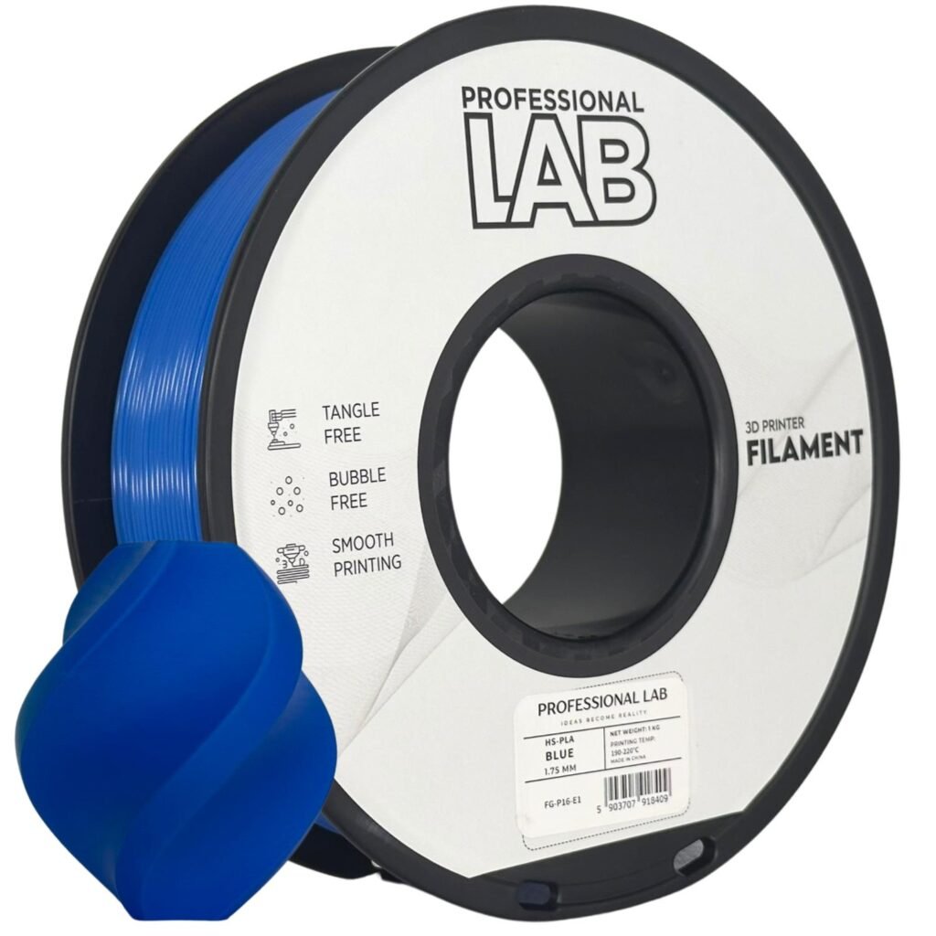 HS PLA blue 1 kg 3D spausdinimo filamentas