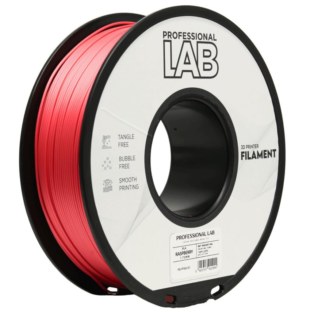 PLA raspberry 1 kg 3D spausdinimo filamentas