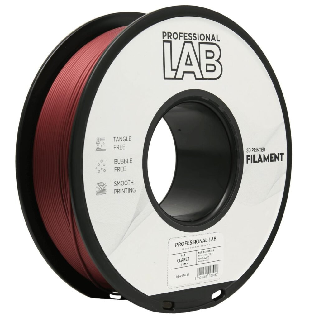 PLA claret 1 kg 3D spausdinimo filamentas