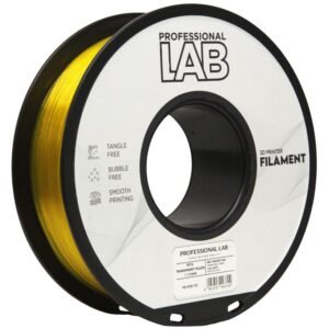 PETG transparent yellow (1 kg) 3D spausdinimo filamentas