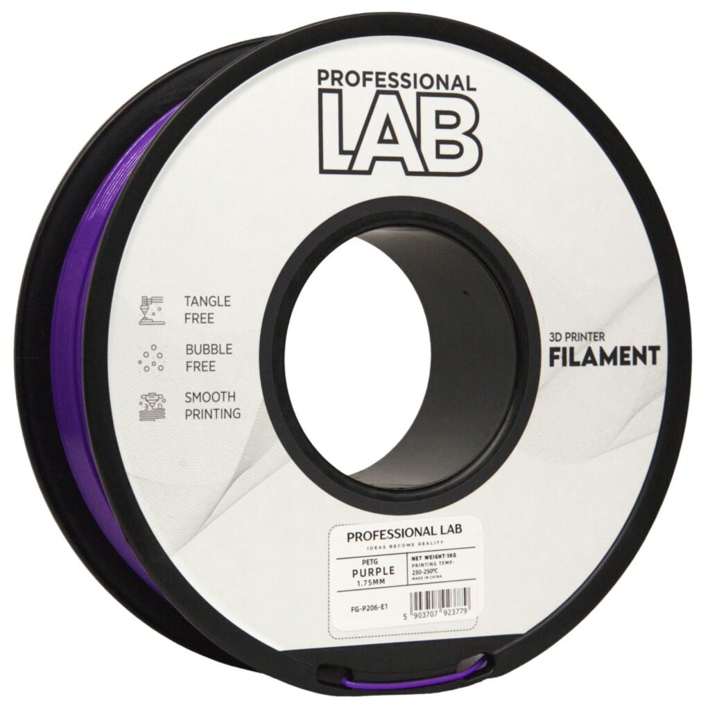 PETG purple 1 kg 3D spausdinimo filamentas