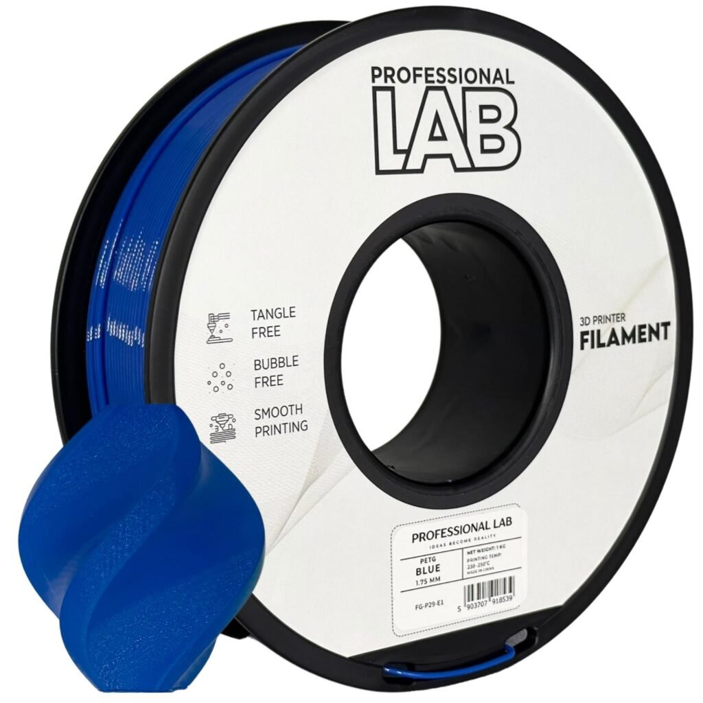 PETG blue 1 kg 3D spausdinimo filamentas