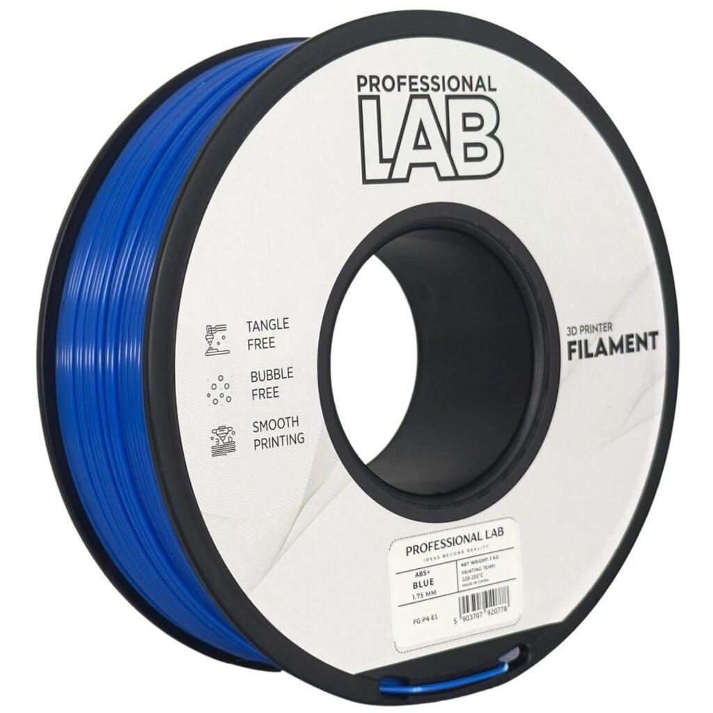 ABS+ blue 1 kg 3D spausdinimo filamentas