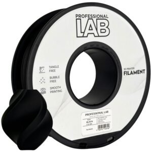 PLA+ black 1 kg 3D spausdinimo filamentas
