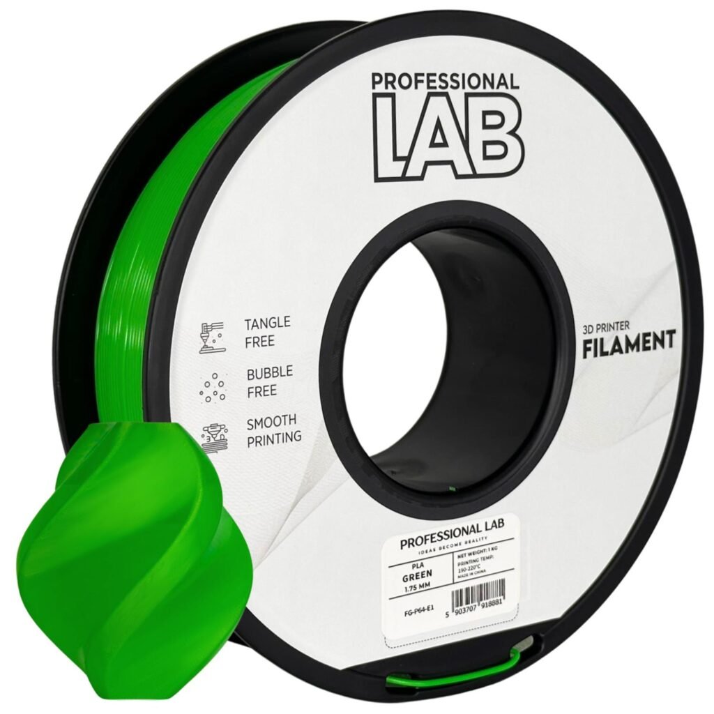PLA green 1 kg 3D spausdinimo filamentas