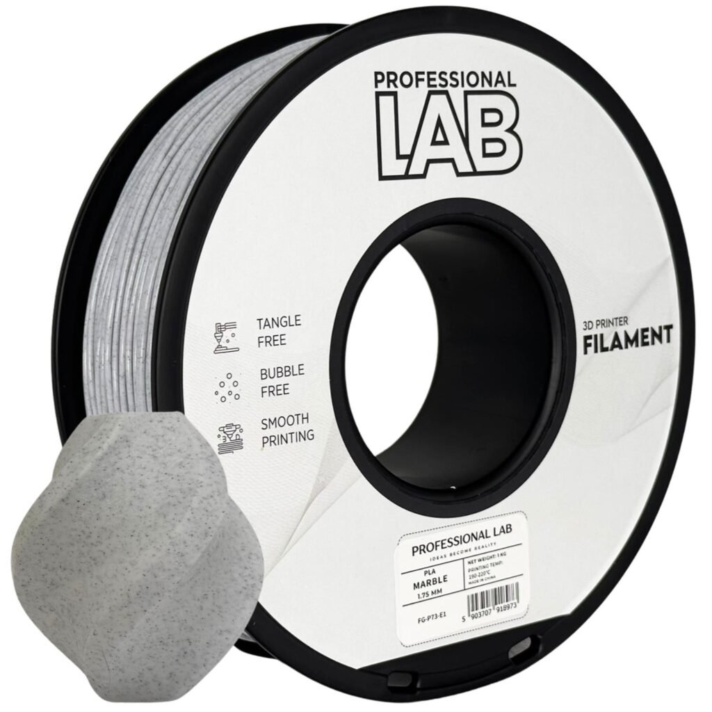 PLA marble 1 kg 3D spausdinimo filamentas