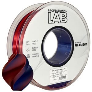 Silk PLA Dual Color red blue 1 kg 3D spausdinimo filamentas