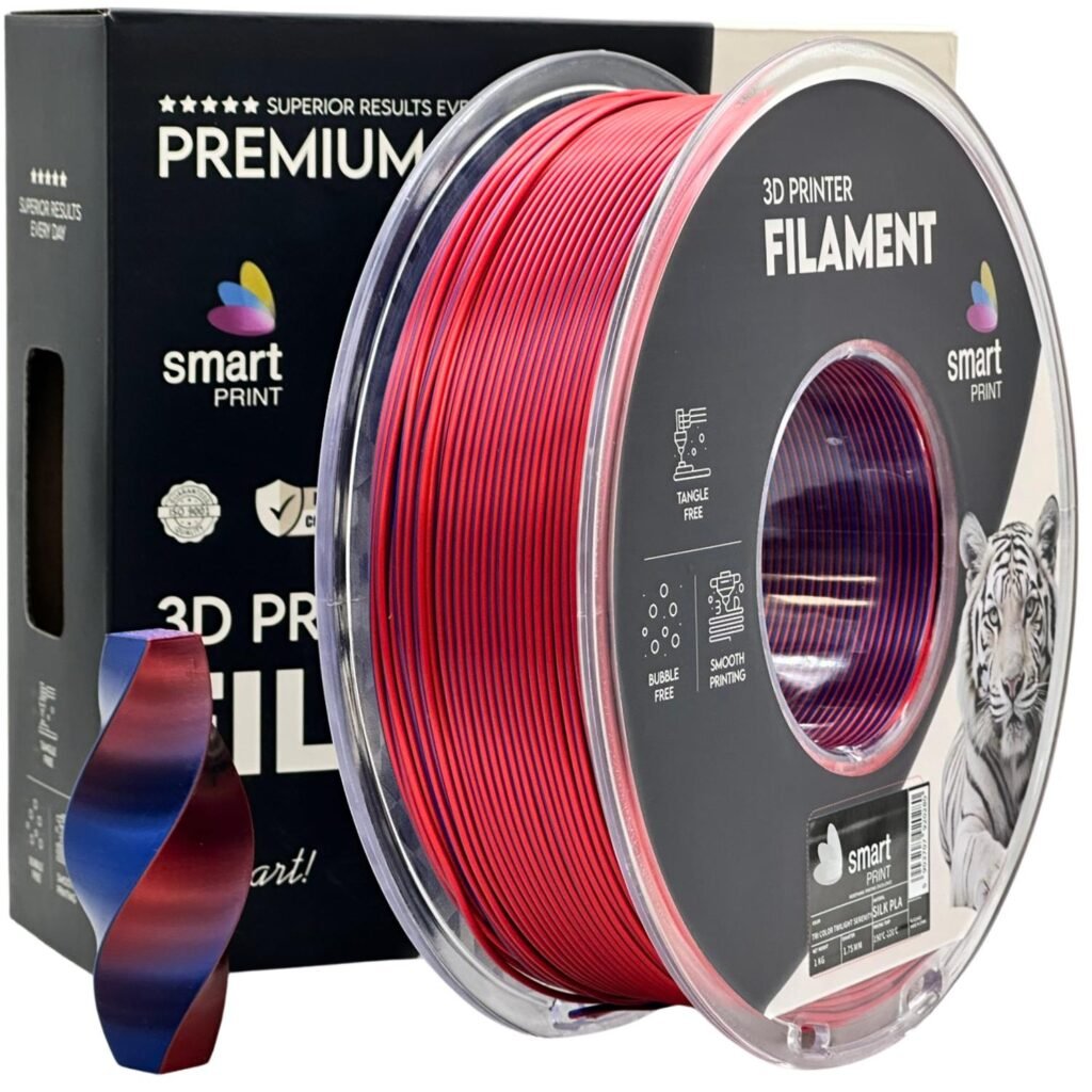 Silk PLA Dual Color Twilight Serenity 1 kg 3D spausdinimo filamentas