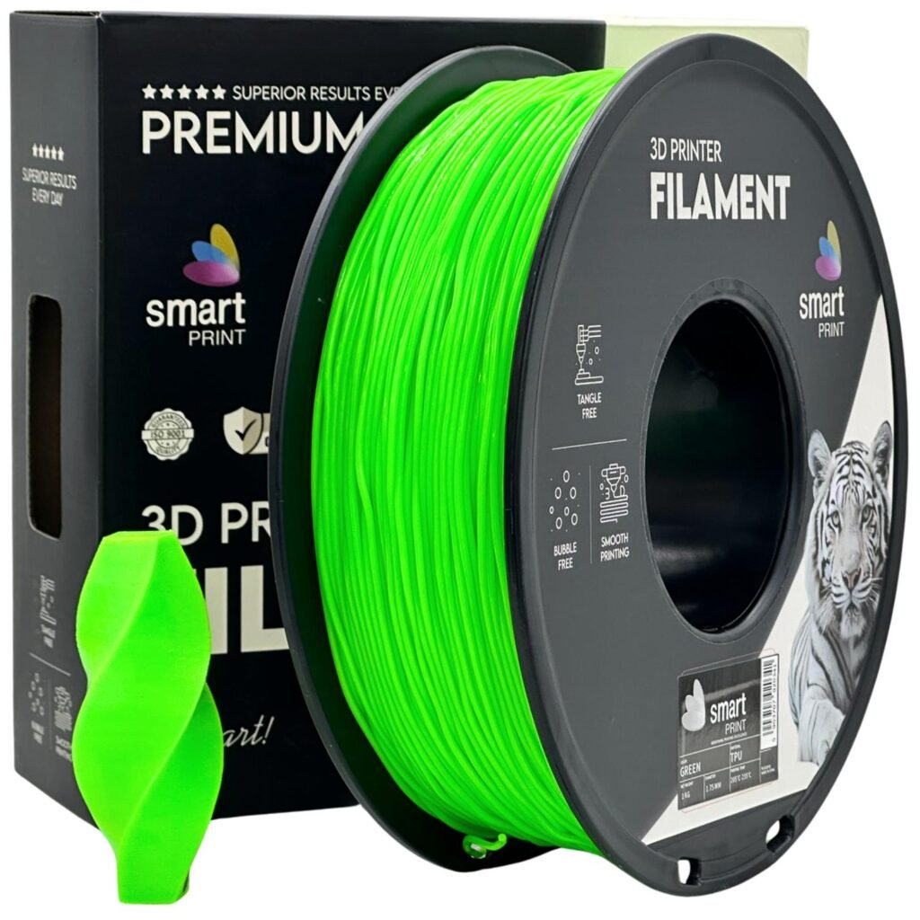 TPU green 1 kg 3D spausdinimo filamentas