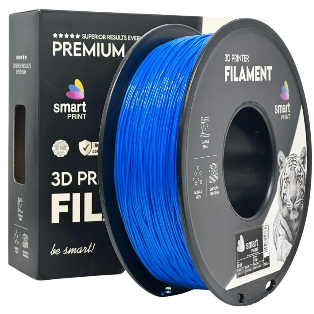 TPU blue 1 kg 3D spausdinimo filamentas