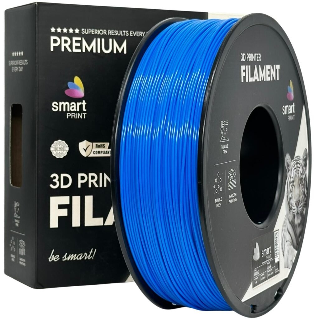 ASA blue 1 kg 3D spausdinimo filamentas