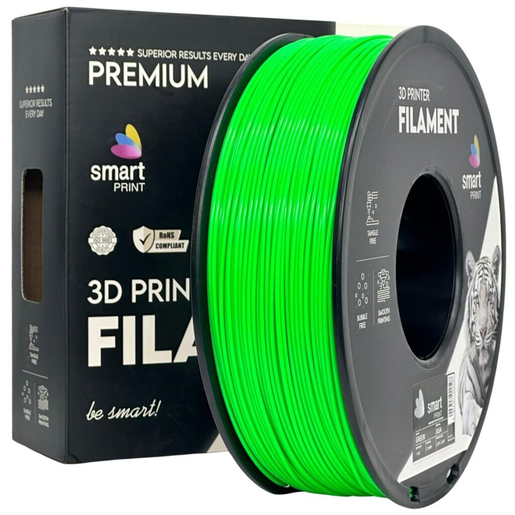 ASA green 1 kg 3D spausdinimo filamentas