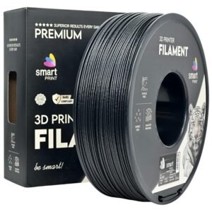 ASA glass fiber black (1 kg) 3D spausdinimo filamentas