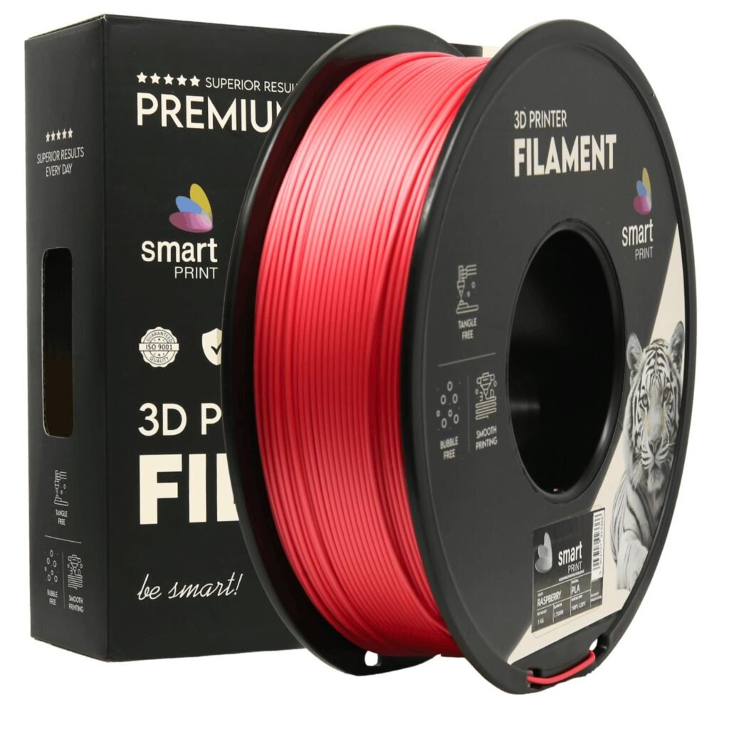 PLA raspberry 1 kg 3D spausdinimo filamentas
