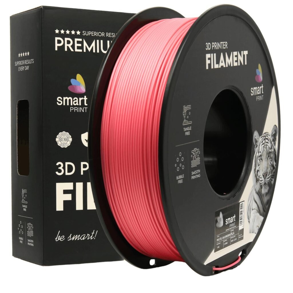 PLA pastel raspberry 1 kg 3D spausdinimo filamentas
