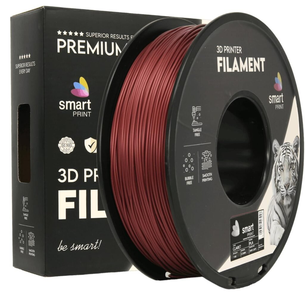 PLA claret 1 kg 3D spausdinimo filamentas