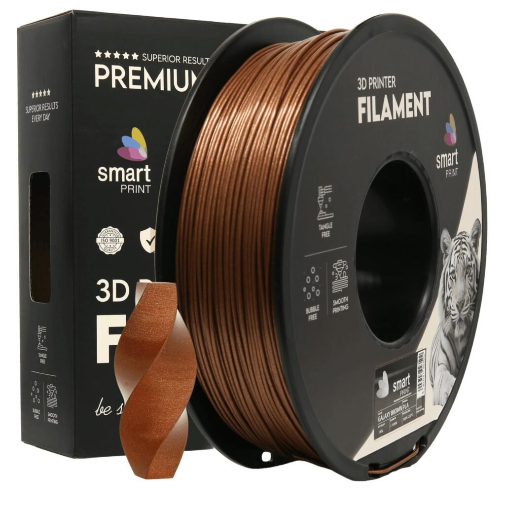PLA galaxy brown 1 kg 3D spausdinimo filamentas