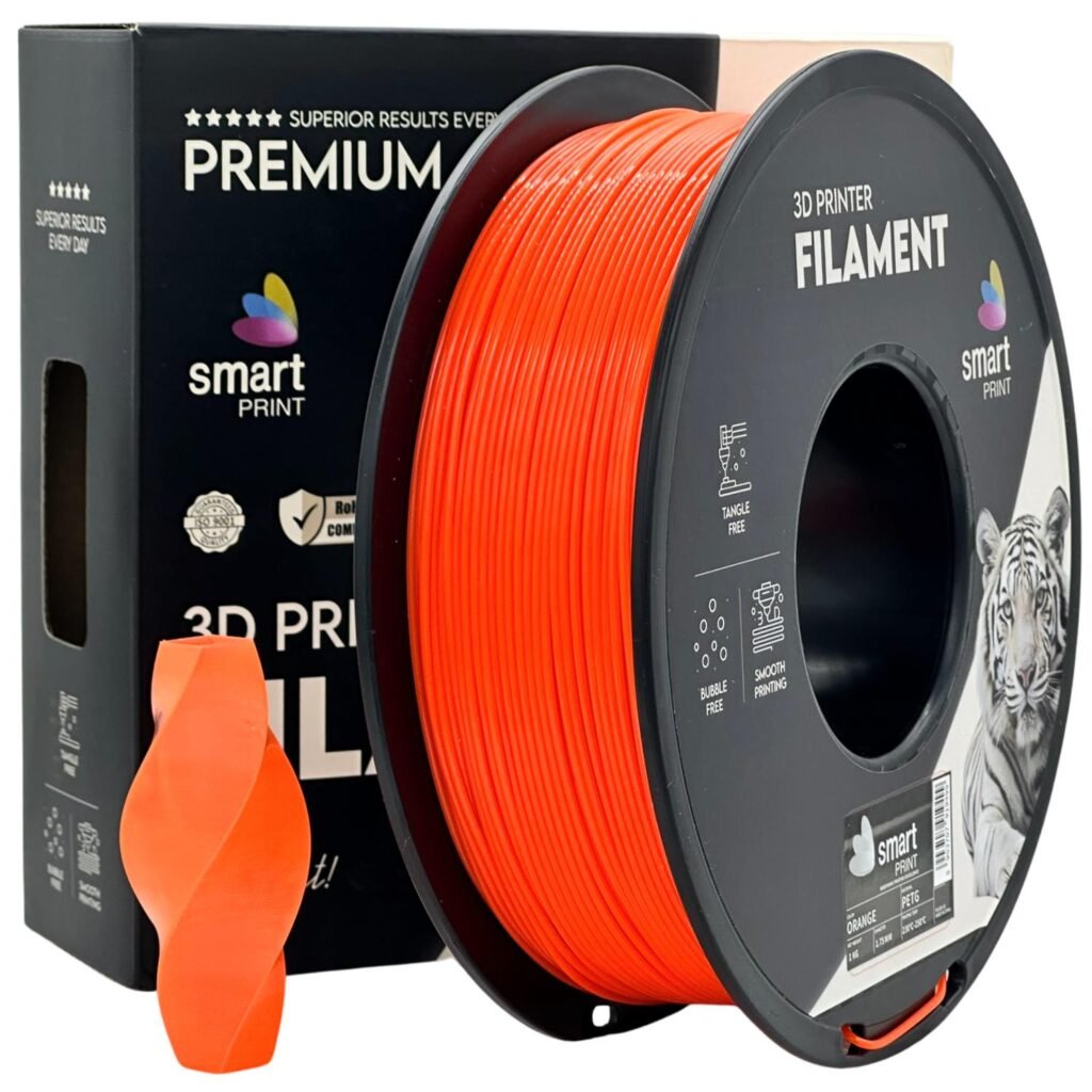 PETG orange 1 kg 3D spausdinimo filamentas