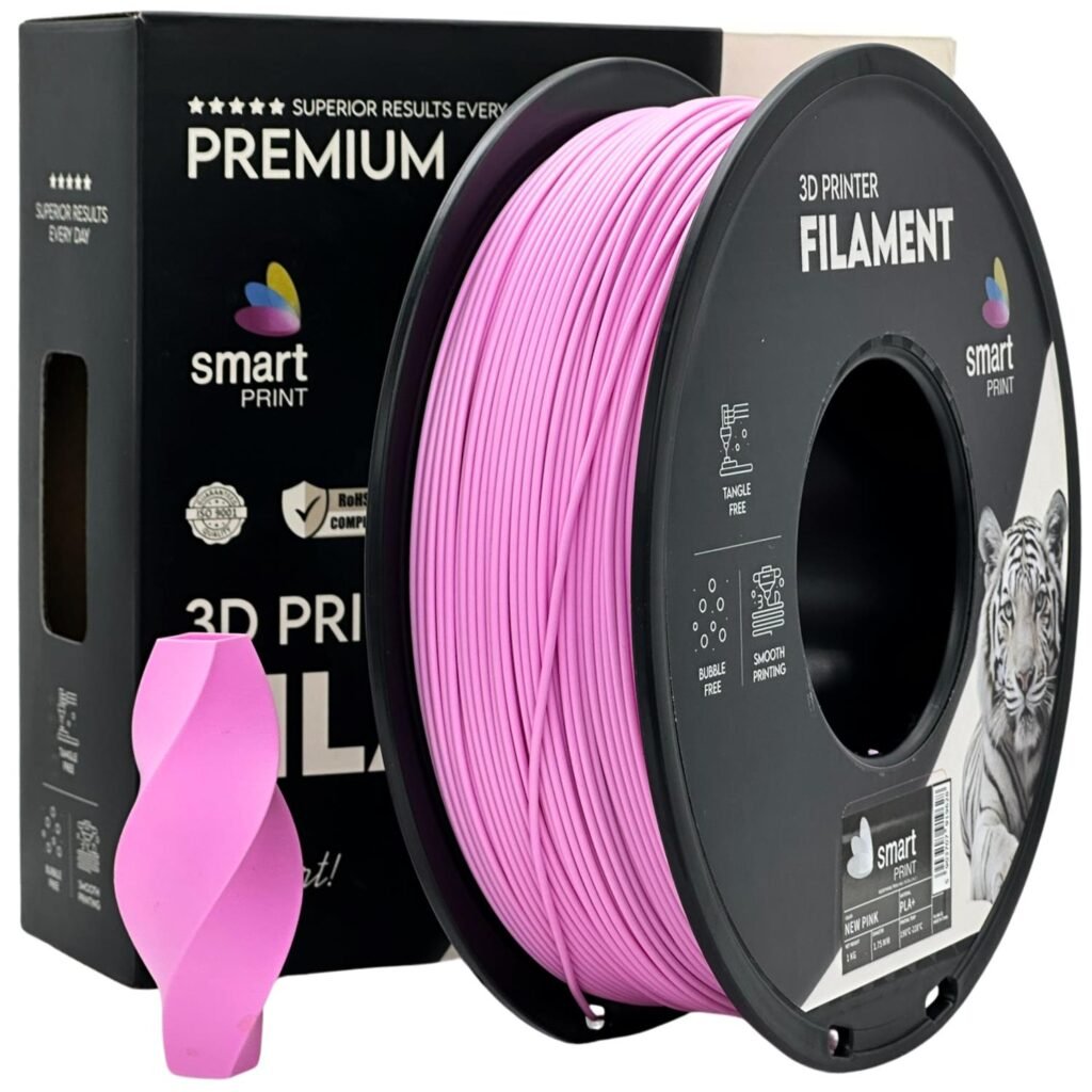 PLA+ new pink 1 kg 3D spausdinimo filamentas