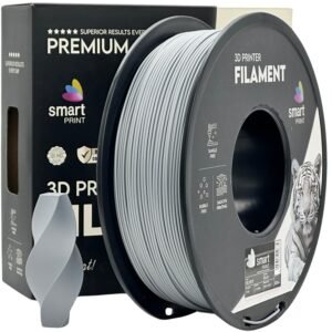 PLA+ silver 1 kg 3D spausdinimo filamentas