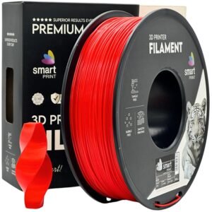PLA+ red 1 kg 3D spausdinimo filamentas
