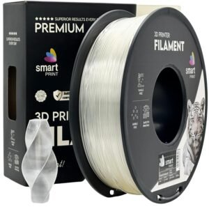 PLA transparent 1 kg 3D spausdinimo filamentas