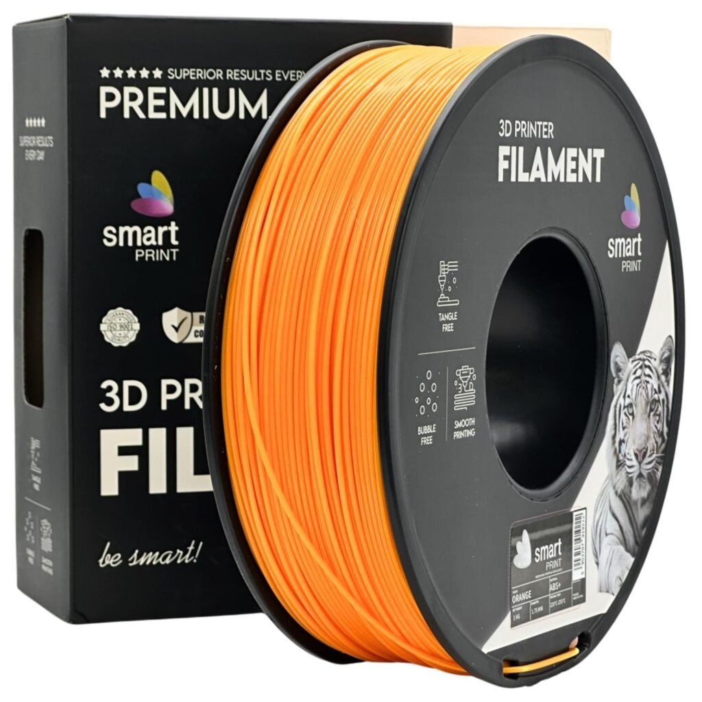 ABS+ orange 1 kg 3D spausdinimo filamentas
