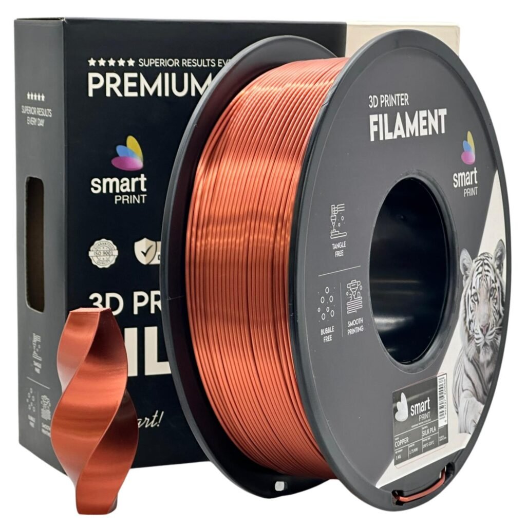 Silk PLA copper 1 kg 3D spausdinimo filamentas