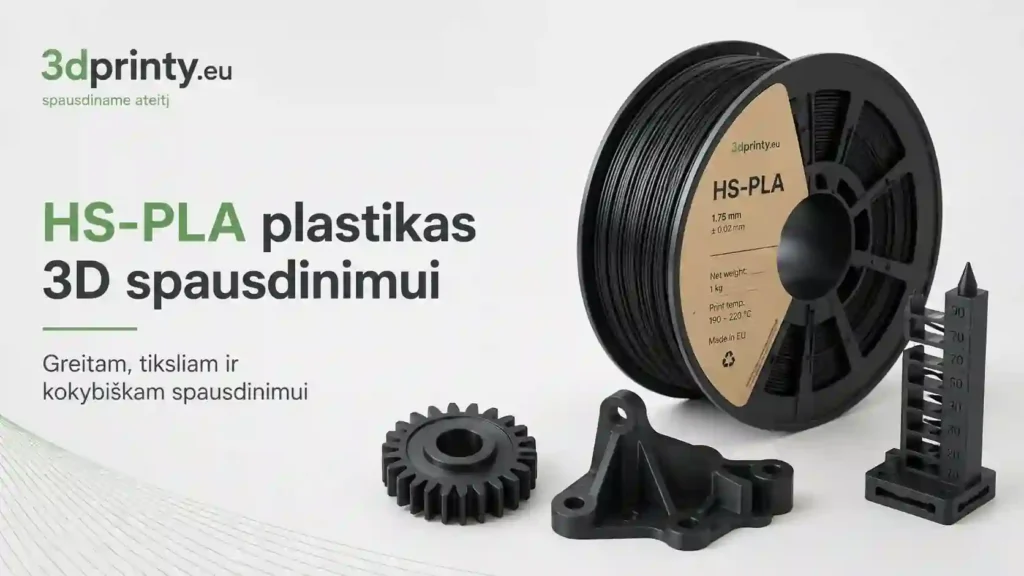 HS PLA plastikas Radviliškyje su greitu pristatymu į namus  HS PLA plastikas Radviliškyje HS PLA filamentas Radviliškyje HS PLA plastikas